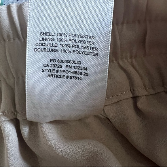 Babaton Luiz culottes in pale yellow high waist size S excellent condition - Picture 12 of 12